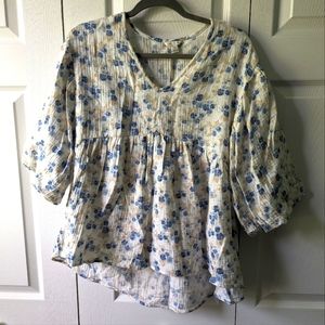 NWOT Cato Peplum Blouse Size XS